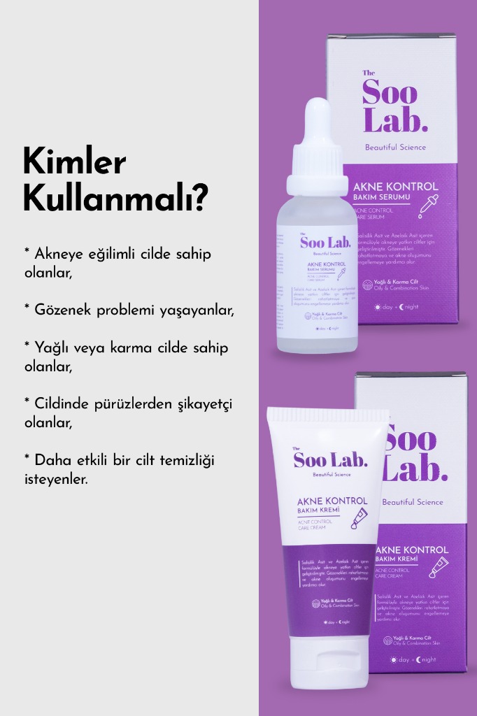 Akne Kontrol Bakım Kremi Ve Serumu görünüm 4
