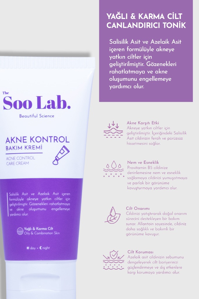 Akne Kontrol Bakım Kremi görünüm 3